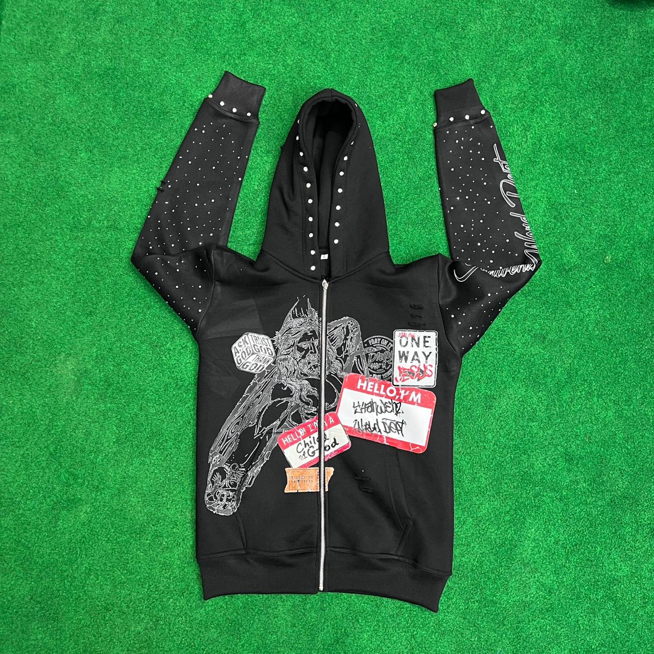Yahwehz world
Dept hoodie | Exotic black