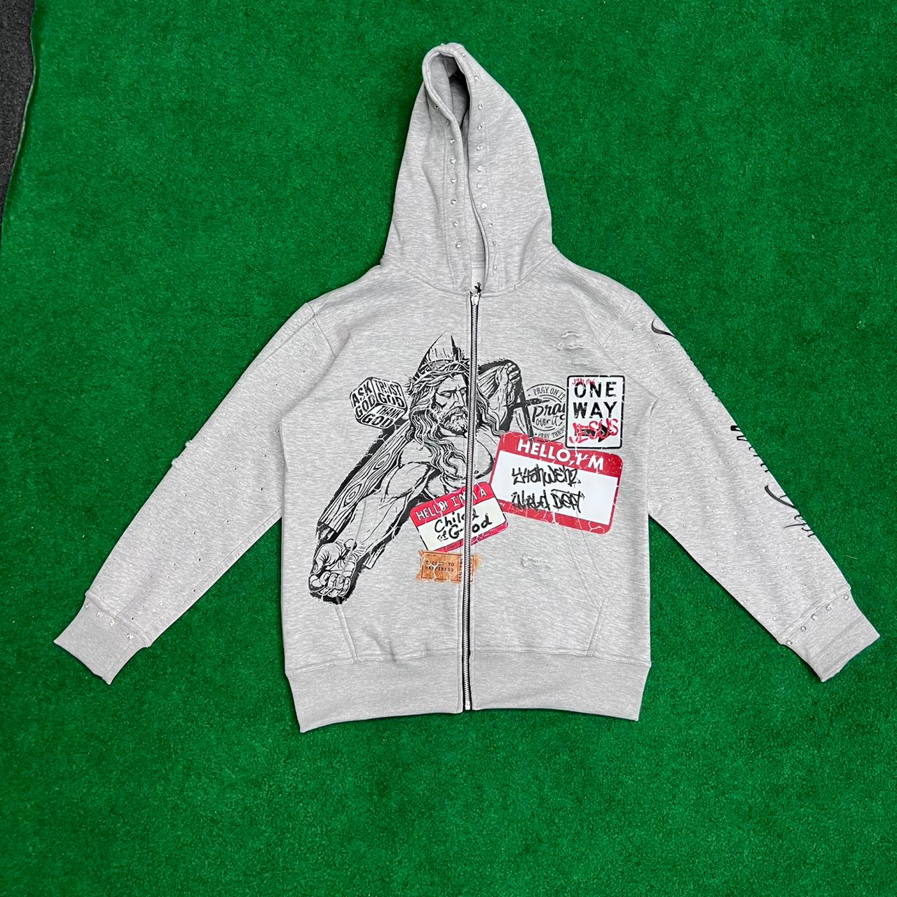 Yahwehz world
Dept hoodie | Light Grey