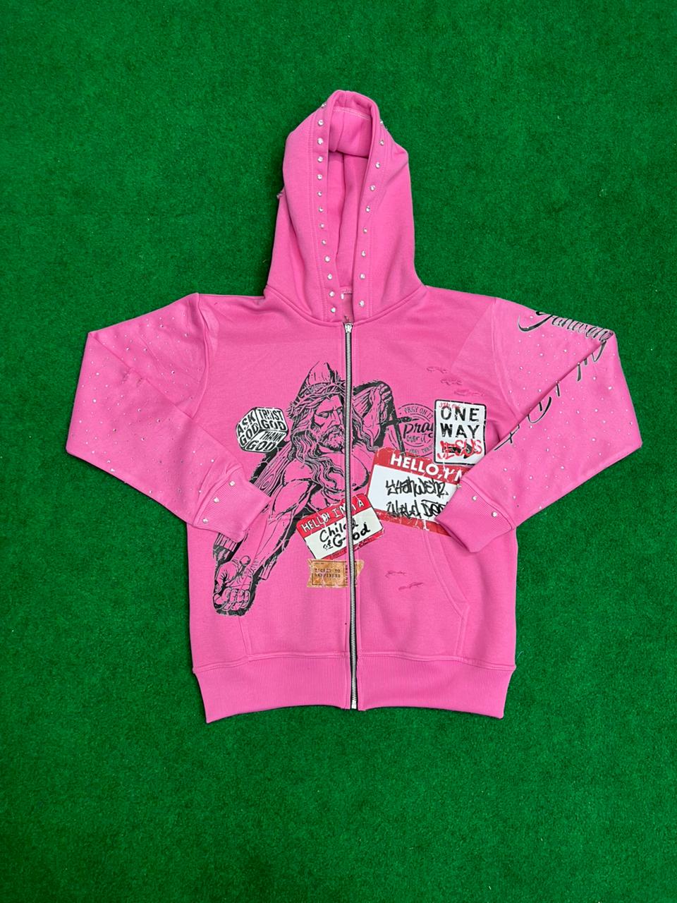 Yahwehz world
Dept hoodie | Vibrant
Shade Of Pink