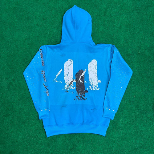 Yahwehz World
Dept hoodie 
|Vibrant Blue